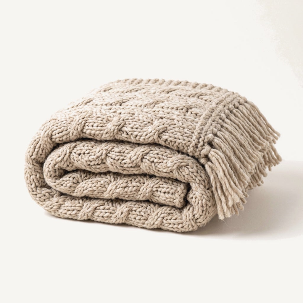 Chunky Wool Throw