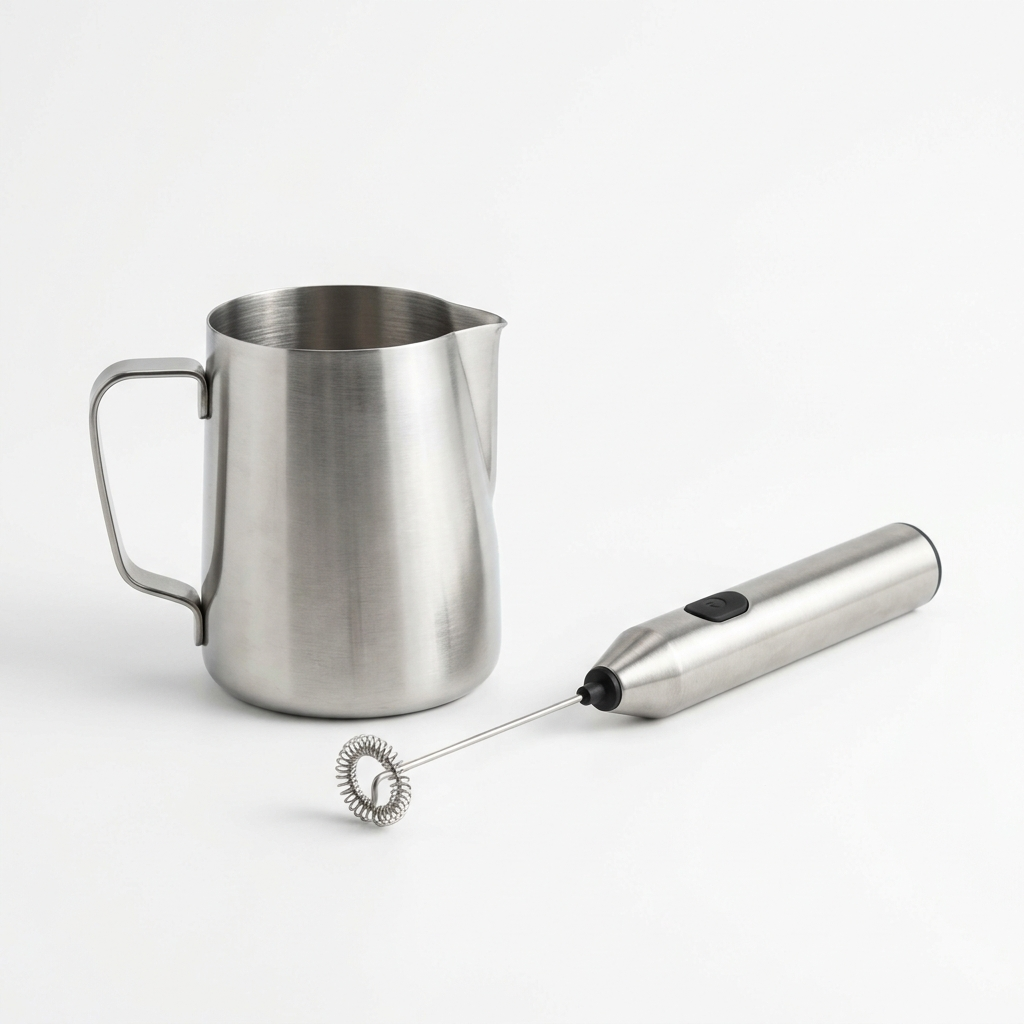 Steam Pitcher + Handheld Frother