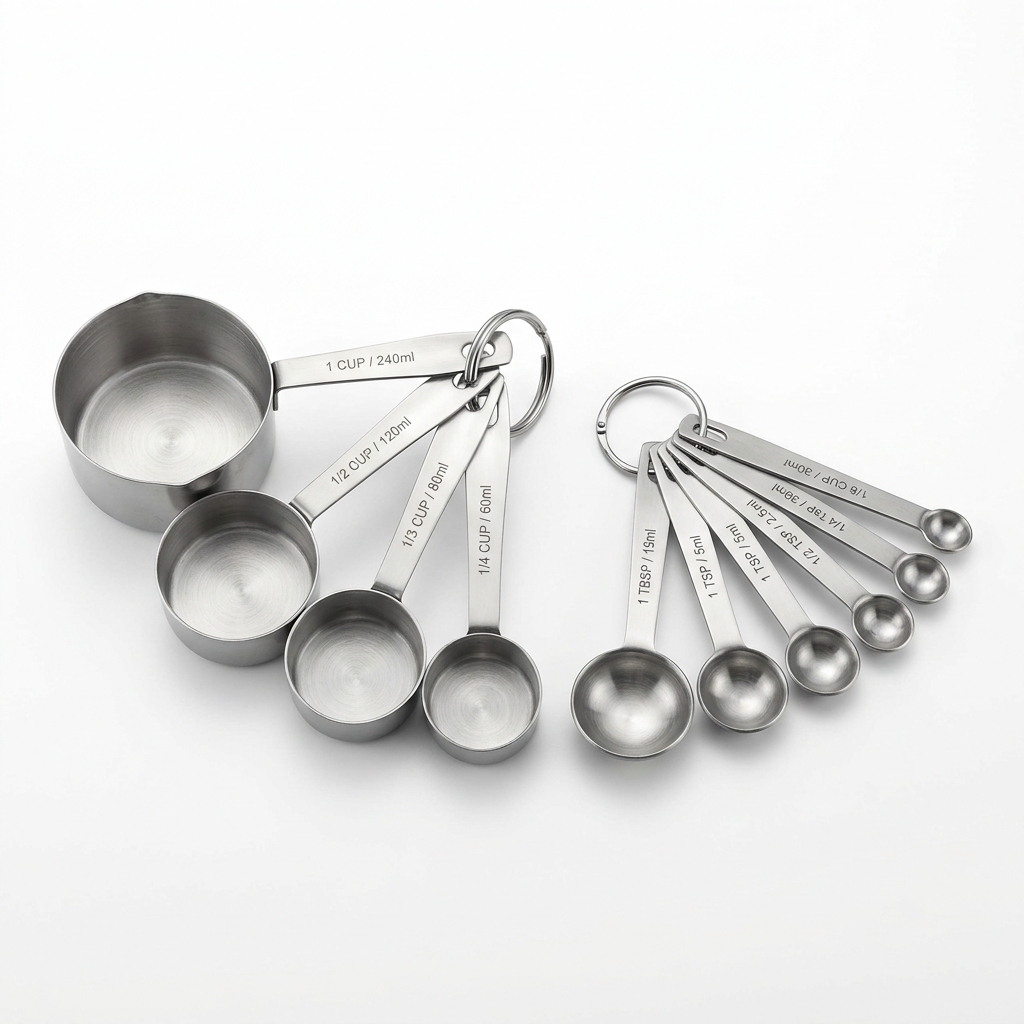 Measuring Cups & Spoons — 12 Pieces