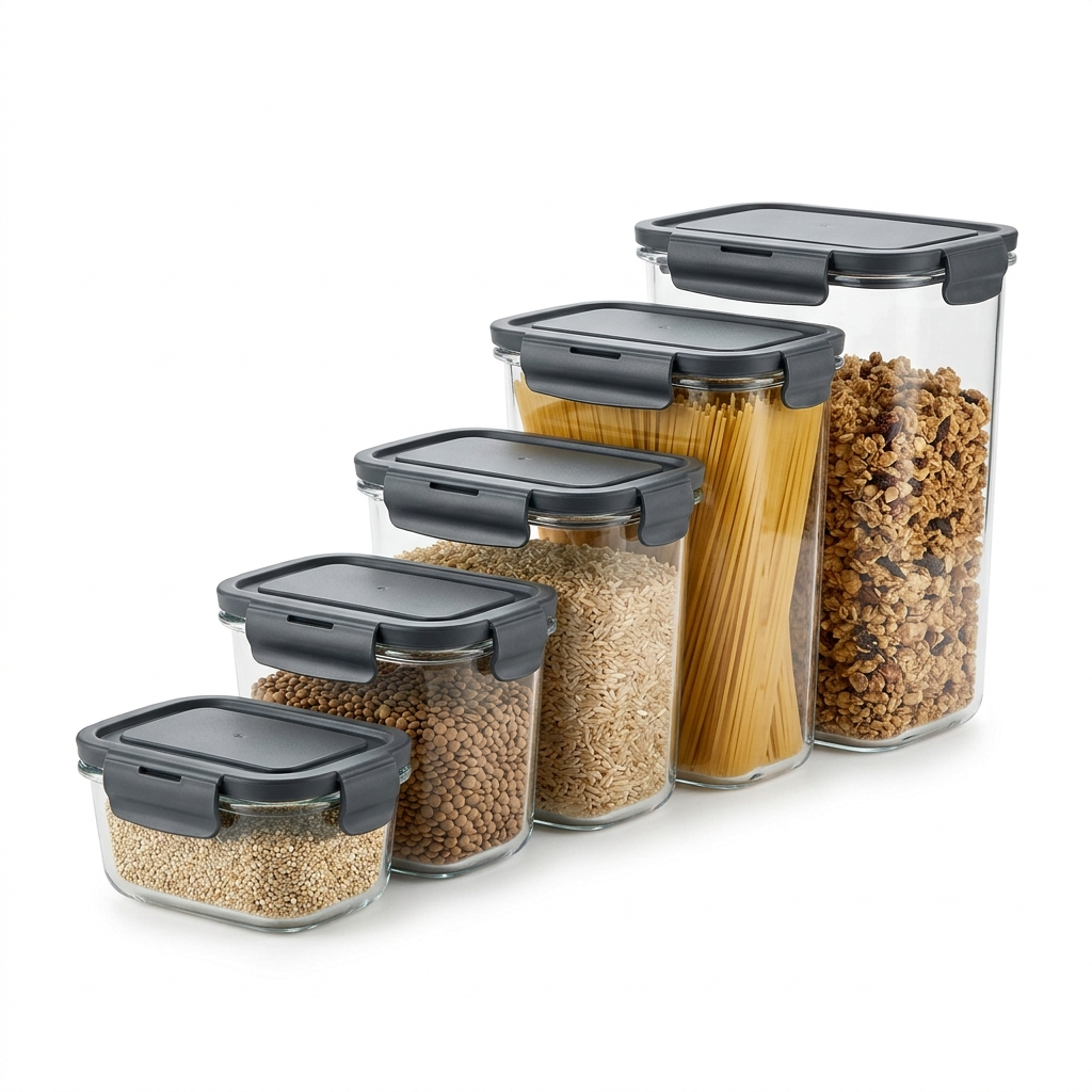 Glass Storage Set — 10 Containers