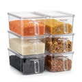 Stackable Pantry Bins — 6 Pieces